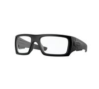 Oakley Hombre OO9253 SI BALLISTIC DET CORD 925307 Gafas de sol O_MATTER Negro Transparente Cuadrada Normal Claro