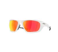 Oakley Hombre OO9431 LATERALIS 943110 Gafas de sol O_MATTER Blanco Rojo Cuadrada Polarizado