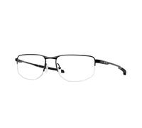 Oakley Hombre OX3035 ADDAMS 0.5 303501 Marcos de vista Metal Negro Transparente Cuadrada Normal