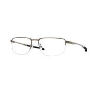 Oakley Hombre OX3035 ADDAMS 0.5 303502 Monturas ópticas Metal Gris Transparente Cuadrada Normal