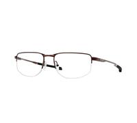 Oakley Hombre OX3035 ADDAMS 0.5 303504 Monturas ópticas Metal Rojo Transparente Cuadrada Normal