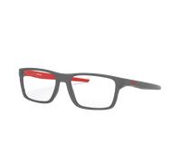 Oakley Hombre OX8164 PORT BOW 816404 Monturas ópticas O_MATTER Gris Transparente Cuadrada Normal