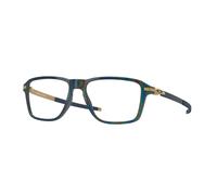 Oakley Hombre OX8166 WHEEL HOUSE 816609 Monturas ópticas O_MATTER Azul Transparente Cuadrada Normal