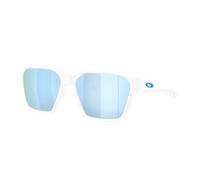 Oakley Hombre Sunglass Briza - Color del Marco: Blanco Mate, Color de la Lente: Prizm Deep Water Polarized