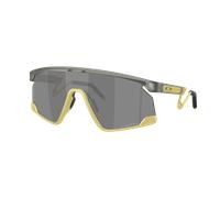 Oakley Hombre Sunglass BXTR Metal Alloy Collection - Color del Marco: Tinta gris mate/Oro vintage, Color de la Lente: Prizm Black