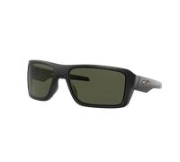 Oakley Hombre Sunglass Double Edge - Color del Marco: Negro Mate, Color de la Lente: Gris Oscuro