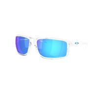Oakley Hombre Sunglass Gibston XL - Color del Marco: Transparente, Color de la Lente: Prizm Sapphire Polarized