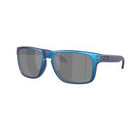 Oakley Hombre Sunglass Holbrook™ XL - Color del Marco: Tornasolado azul/cian mate, Color de la Lente: Prizm Black Polarized