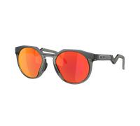 Oakley Hombre Sunglass HSTN - Color del Marco: Mate Carbón, Color de la Lente: Prizm Ruby