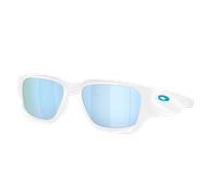Oakley Hombre Sunglass Instagator - Color del Marco: Blanco Mate, Color de la Lente: Prizm Deep Water Polarized