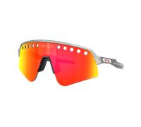 Oakley Hombre Sunglass Mathieu Van Der Poel Signature Series Sutro Lite Sweep - Color del Marco: Space Dust, Color de la Lente: Prizm Ruby