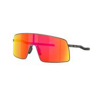 Oakley Hombre Sunglass OO6013 Sutro TI - Color del Marco: Satin Carbon, Color de la Lente: Prizm Ruby