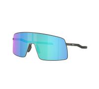 Oakley Hombre Sunglass OO6013 Sutro TI - Color del Marco: Satin Lead, Color de la Lente: Prizm Sapphire