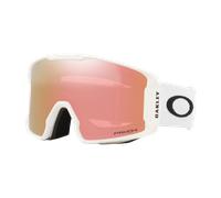 Oakley Hombre Sunglass OO7070 Line Miner™ L Snow Goggles - Color del Marco: Blanco Mate, Color de la Lente: Prizm Rose Gold Iridium