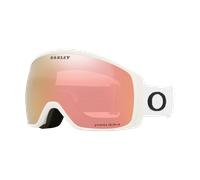 Oakley Hombre Sunglass OO7105 Flight Tracker M Snow Goggles - Color del Marco: Blanco Mate, Color de la Lente: Prizm Rose Gold Iridium
