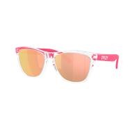 Oakley Hombre Oakley OO9013 FROGSKINS 9013M9 Gafas de sol O_Materia Transparente Oro Cuadrada Polarizado