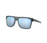 Oakley Hombre Sunglass OO9100 Leffingwell - Color del Marco: Cristal Negro, Color de la Lente: Prizm Deep Water Polarized