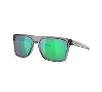 Oakley Hombre Sunglass OO9100 Leffingwell - Color del Marco: Grey Ink, Color de la Lente: Prizm Jade Polarized