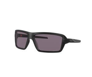 Oakley Hombre Sunglass OO9129 Cables - Color del Marco: Negro Mate, Color de la Lente: Prizm Grey