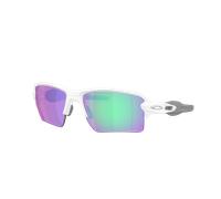 Oakley Hombre Oakley OO9188 FLAK 2.0 XL 9188K3 Gafas de sol O_Materia Blanco Violeta Cuadrada Normal