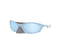 Oakley Hombre Sunglass Plantaris - Color del Marco: Lavado a la Piedra Mate, Color de la Lente: Prizm Deep Water Polarized