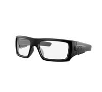Oakley Hombre Sunglass Standard Issue Det Cort Industrial Safety - Color del Marco: Negro Mate, Color de la Lente: Transparente