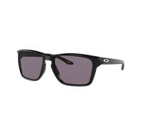 Oakley Hombre Sunglass Sylas - Color del Marco: Negro Pulido, Color de la Lente: Prizm Grey