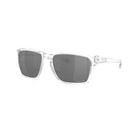 Oakley Hombre Sunglass Sylas - Color del Marco: Trasparente Pulido, Color de la Lente: Prizm Black