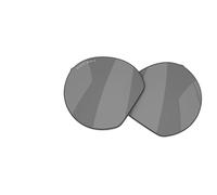 Oakley Hstn, Lentes de reemplazo para Gafas de Sol Unisex Adulto, Prizm Black, 52 mm