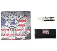 Oakley Kit de Limpieza de Lentes Unisex para Adultos, Bandera de Estados Unidos, 0 mm