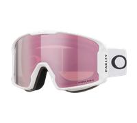 Oakley Hombre Sunglass OO7070 Line Miner™ L Snow Goggles - Color del Marco: Blanco Mate, Color de la Lente: Prizm Rose Gold Iridium