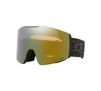 Oakley - Máscaras de esquí - Fall Line L Dark Brush Swirl - Caqui Caqui one size