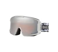 Oakley - Máscaras de esquí - Line Miner M Ayumu Hirano Signature Prizm Black de Silicona - Blanco Blanco one size