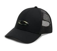 Oakley Men's 6 Panel Ellipse Trucker Hats,One Size,Blackout