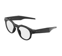 Oakley Meta HSTN Gafas IA para Hombre, Mujer - Gafas Deportivas y de Estilo de Vida - Cámara 12 MP, Video 60fps, Open-Ear Audio, Meta AI - Montura Negra, Lente Transparente