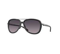 Oakley Mujer Oakley OO4129 SPLIT TIME 412917 Gafas de sol Metal Negro Gris Redonda Normal Sombreado
