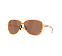 Oakley Mujer Oakley OO4129 SPLIT TIME 412928 Gafas de sol Metal Naranja Marrón Redonda Normal