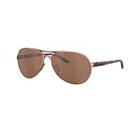 Oakley Mujer Sunglass Feedback - Color del Marco: Rose Gold, Color de la Lente: Prizm Tungsten Polarized