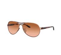 Oakley Mujer Sunglass Feedback - Color del Marco: Rose Gold, Color de la Lente: Vr50 Marrón Degradado