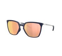 Oakley Mujer Sunglass Mikaela Shiffrin Signature Series Sielo SQ - Color del Marco: Matte Navy, Color de la Lente: Prizm Rose Gold