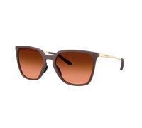 Oakley Mujer Sunglass Sielo SQ - Color del Marco: Garnacha mate, Color de la Lente: Prizm bronce degradado