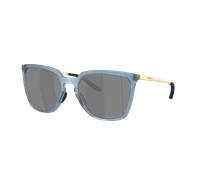 Oakley Mujer Sunglass Sielo SQ Polaris Collection - Color del Marco: Abyss transparente mate, Color de la Lente: Prizm Black Polarized