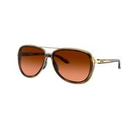 Oakley Mujer Sunglass Split Time - Color del Marco: Carey Marrón, Color de la Lente: Prizm bronce degradado