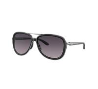 Oakley Mujer Sunglass Split Time - Color del Marco: Terciopelo Negro, Color de la Lente: Prizm gris degradado