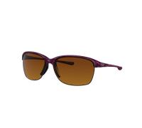 Oakley Mujer Sunglass Unstoppable - Color del Marco: Raspberry Spritzer, Color de la Lente: Polarized Marrón Degradado