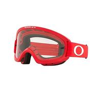 Oakley O Frame 2.0 XS Pro MX Moto - Gafas de motocicleta todoterreno para adultos, color rojo/transparente/talla única