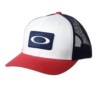 Oakley O- Original Trucker Hat Gorro/Sombrero, Blanco/Rojo/Azul Marino, Talla única para Mujer
