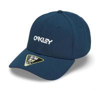 Oakley Oakley - Gorra metálica elástica de 6 Paneles para Hombre, Azul, Talla S
