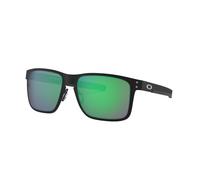 Oakley Hombre OO4123 HOLBROOK METAL 412304 Gafas de sol Metal Negro Verde Cuadrada Normal Prizm Iridium