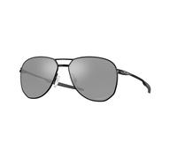 Oakley Hombre OO4147 CONTRAIL 414704 Gafas de sol Metal Negro Gris Redonda Polarizado Prizm